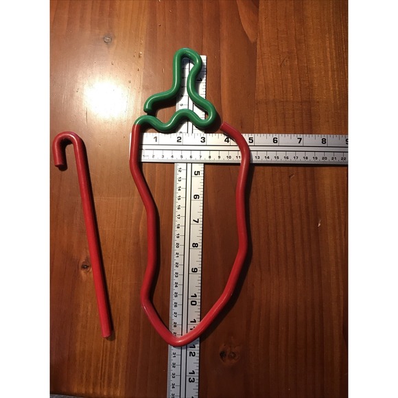 Vtg Dinner Bell Jalapeño Red Hot Chili Pepper Shaped Iron w/ Ringer - Picture 4 of 4